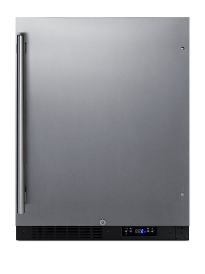 Summit ALFZ51 23 3/8" Solid Door Undercounter Freezer
