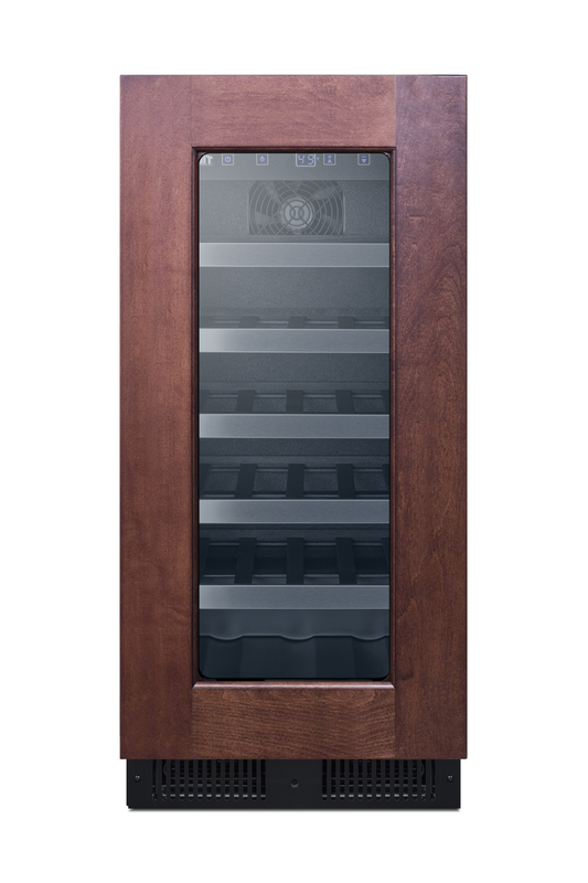 Summit ALWC15PNR 14 3/4" Wine Cellar Cabinet
