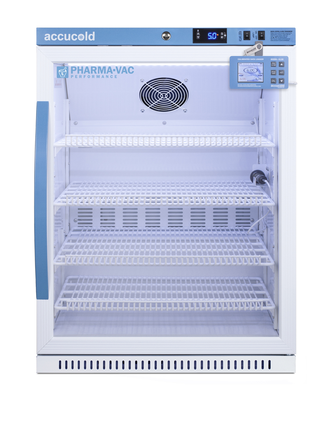 Summit ARG61PVBIADADL2B 23 3/8" Solid Door Undercounter Refrigerator