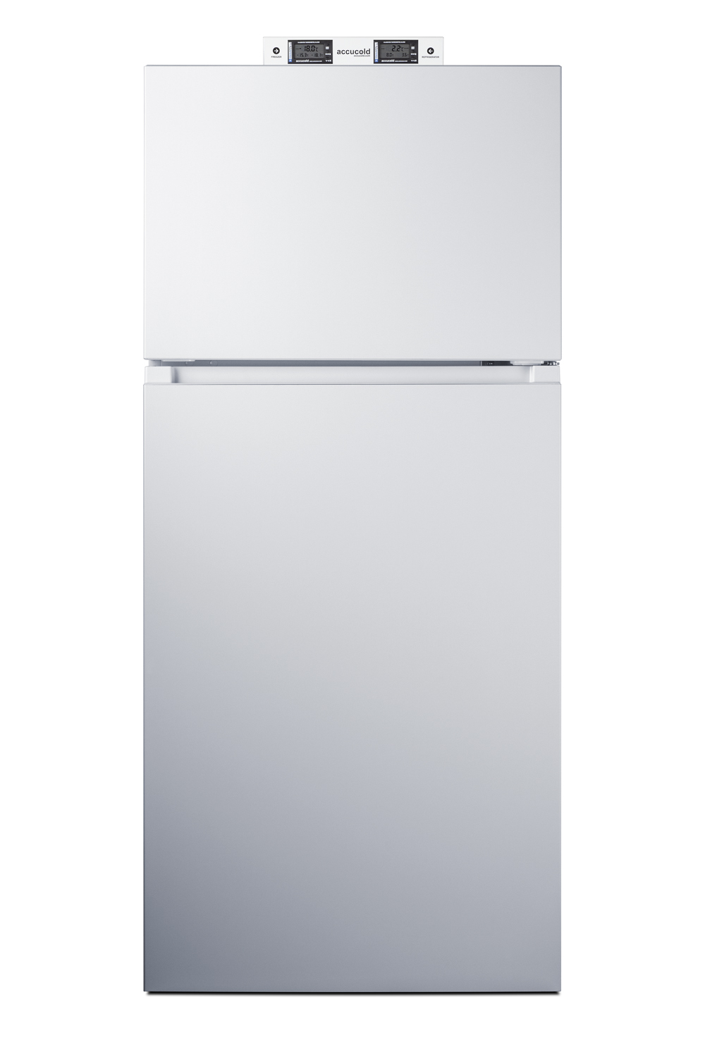 Summit BKRF18W2 29 3/4" Solid Door Reach-In Refrigerator Freezer