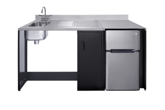Summit CK72ADALBFNCK 74 1/2" Kitchenette