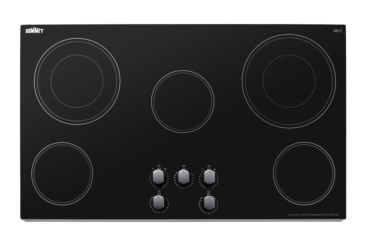 Summit CR5B36MB 35 1/2" Gas Countertop Hot Plate