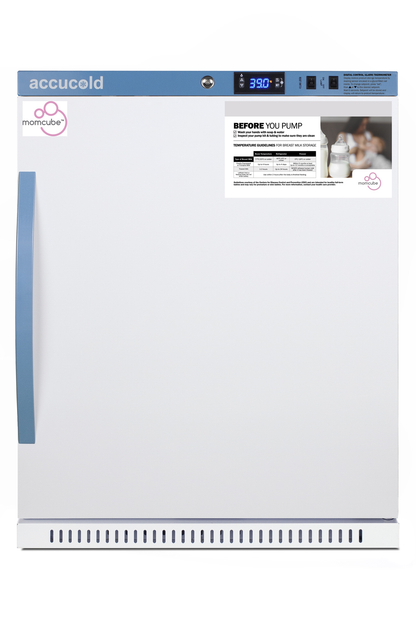 Summit MLRS62BIADAMCLK 23 3/8" Solid Door Undercounter Refrigerator
