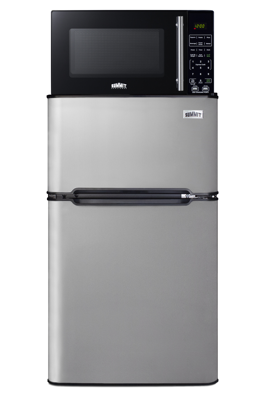 Summit MRF34BSSA 19" Refrigerator Microwave Combo