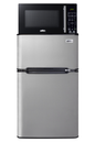 Summit MRF34BSSA 19" Refrigerator Microwave Combo