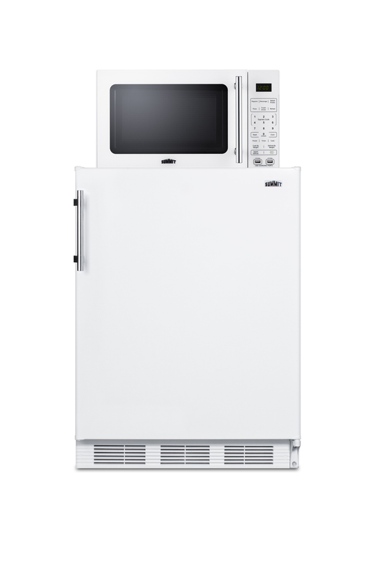 Summit MRF661WA 23 5/8" Refrigerator Microwave Combo
