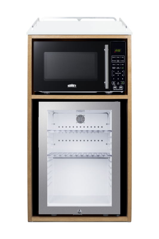 Summit QCSMW1OAK 20 1/2" Kitchenette