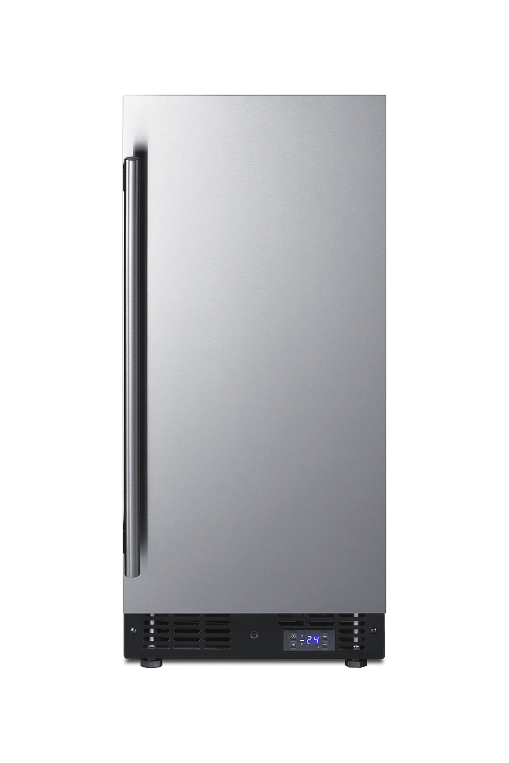 Summit SCFF1533BSS 14 3/4" Solid Door Undercounter Freezer
