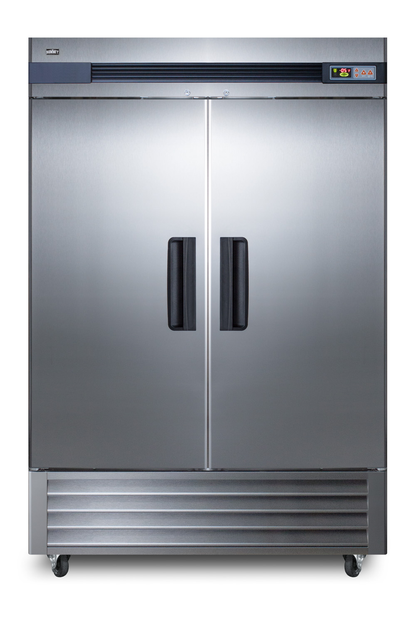 Summit SCFF497 55 1/4" Solid Door Reach-In Freezer