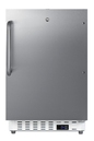 Summit SCR504SSTBADA 20 1/4" Solid Door Undercounter Refrigerator