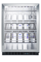 Summit SCR610BLCH 23 5/8" Wine Cellar Cabinet