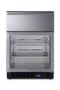 Summit SCR615TD 23 5/8" Solid Door Undercounter Refrigerator