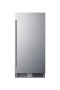 Summit SDHR1534 14 3/4" Solid Door Undercounter Refrigerator