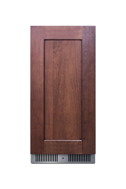 Summit SDHR1534PNR 14 3/4" Solid Door Undercounter Refrigerator