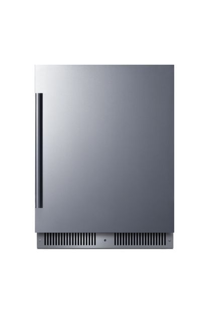 Summit SDHR2444 23 3/8" Solid Door Undercounter Refrigerator