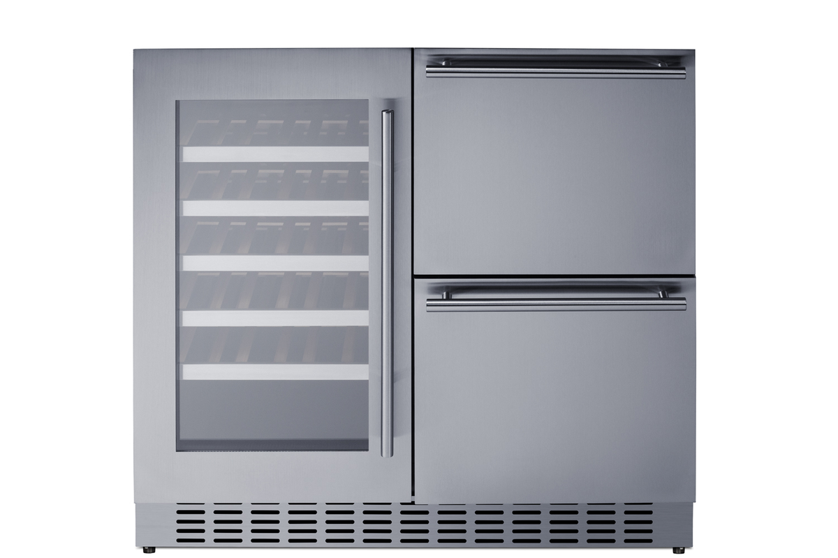 Summit SWCDAR36UC 35 1/2" Wine Cellar Cabinet