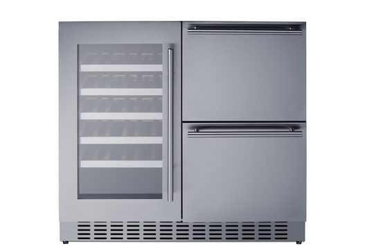 Summit SWCDAR36UC 35 1/2" Wine Cellar Cabinet