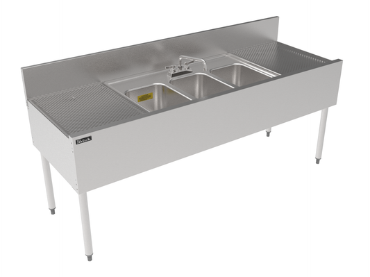 Perlick TSF72M3-DB 72" Underbar Sink