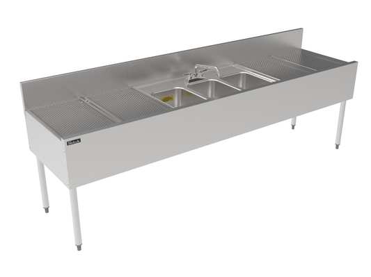 Perlick TSF96M3-DB 96" Underbar Sink