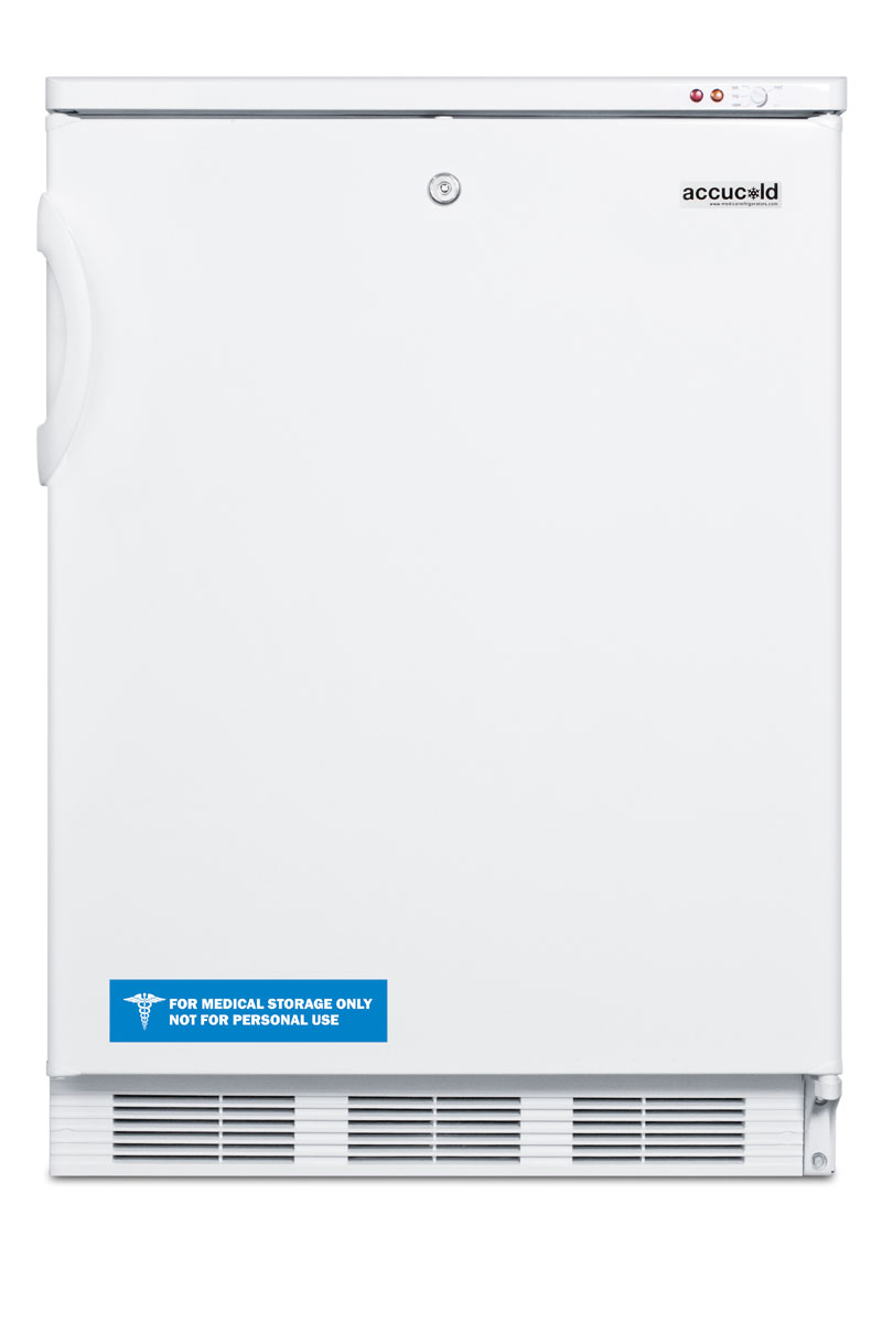 Summit VT65ML 23 5/8" Solid Door Undercounter Freezer