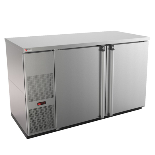 Micro Matic MBB58S-E 59 1/2" Solid Door Back Bar Cooler