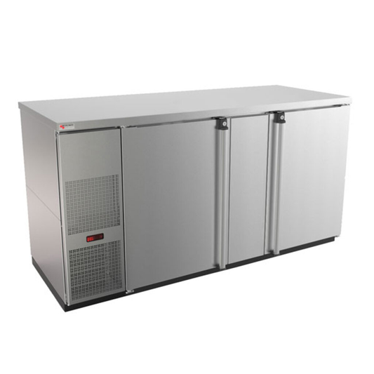 Micro Matic MBB68S-E 69 1/2" Solid Door Back Bar Cooler