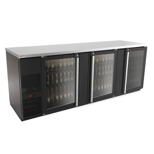 Micro Matic MBB94G-E 95 1/2" Glass Door Back Bar Cooler