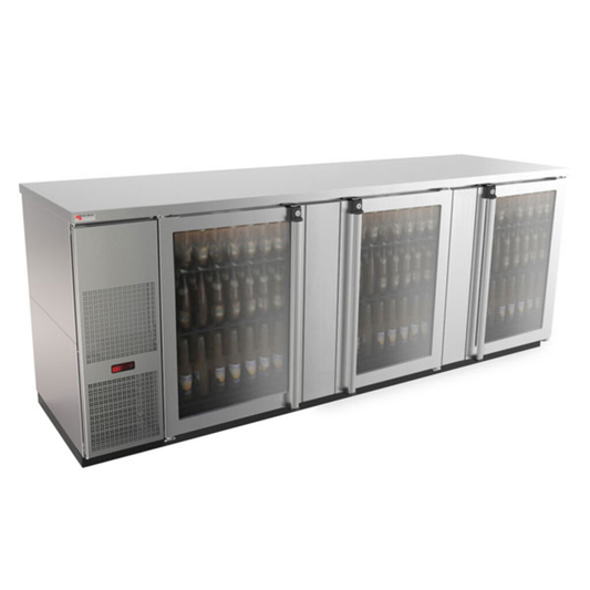 Micro Matic MBB94GS-E 95 1/2" Glass Door Back Bar Cooler