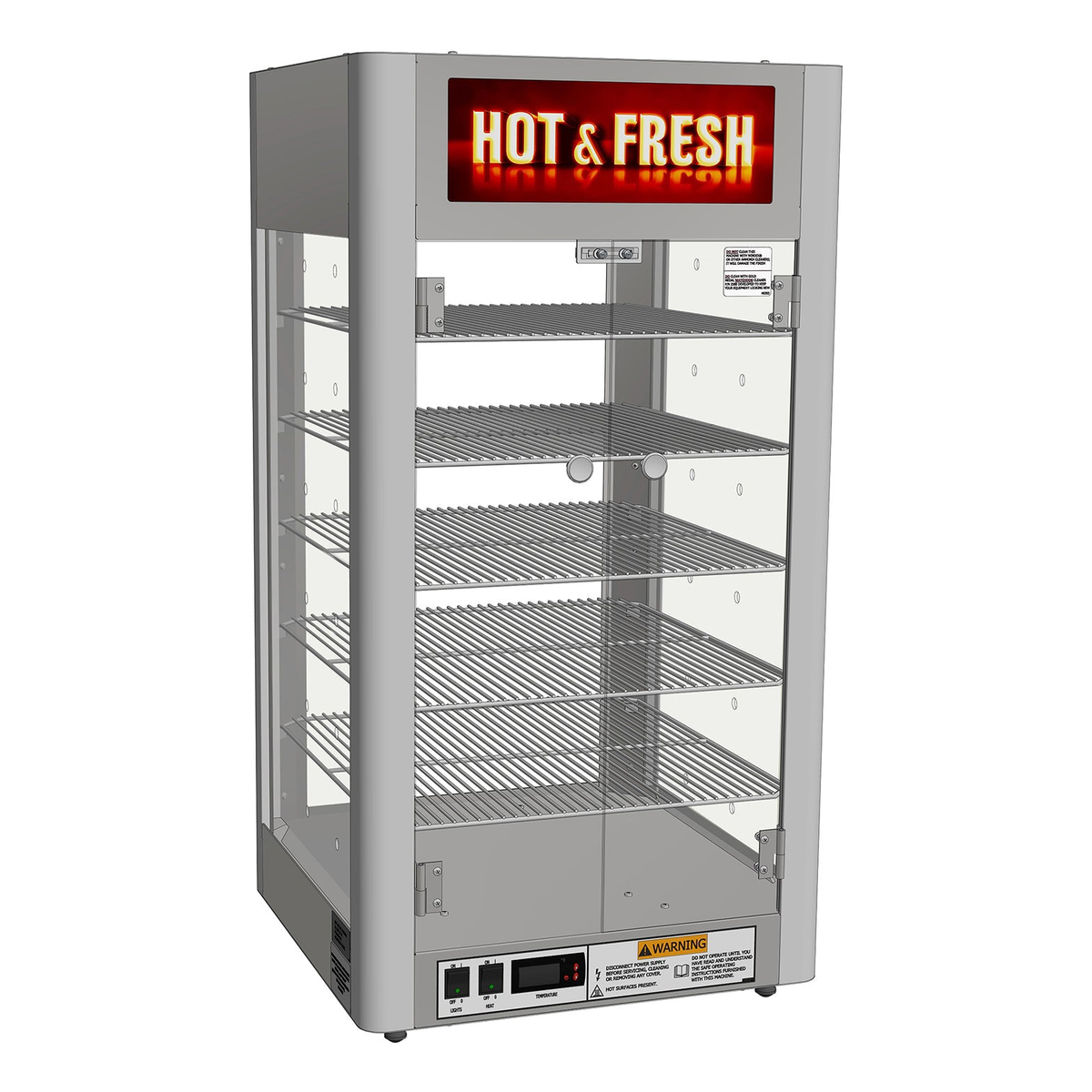 Gold Medal 5511-00-100 19 1/2" Heated Display Case