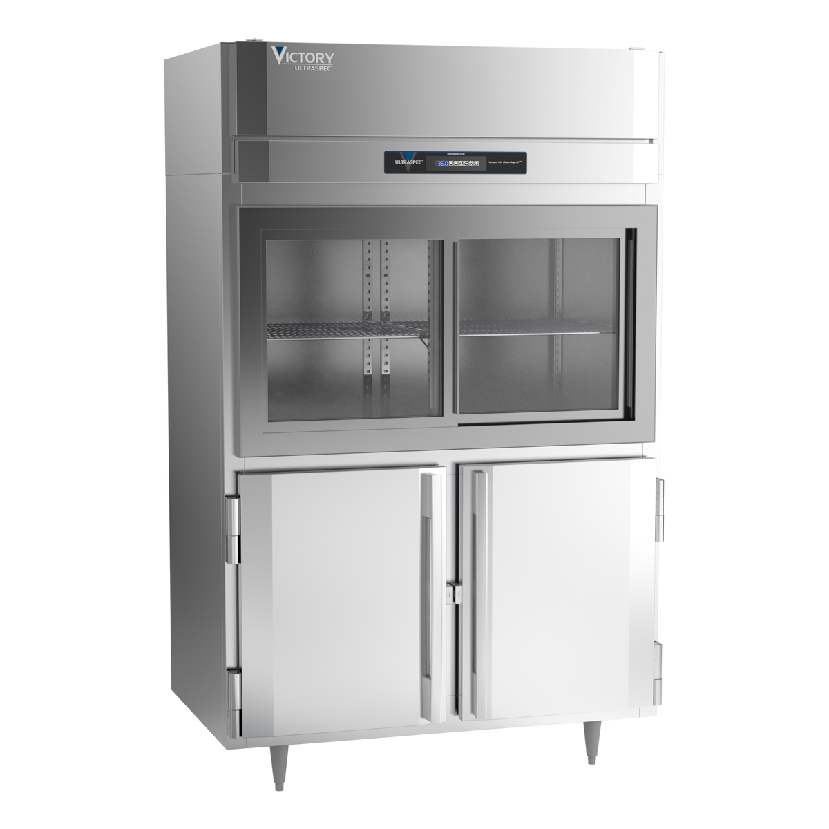 Victory DRS-2D-S1-HD-HC 52 1/8" Solid Door Reach-In Refrigerator