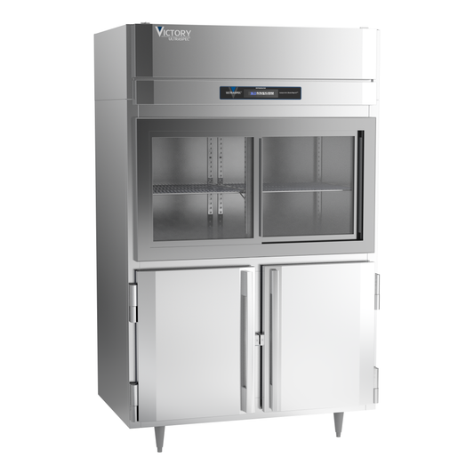 Victory DRS-2D-S1-HD-HC 52 1/8" Solid Door Reach-In Refrigerator