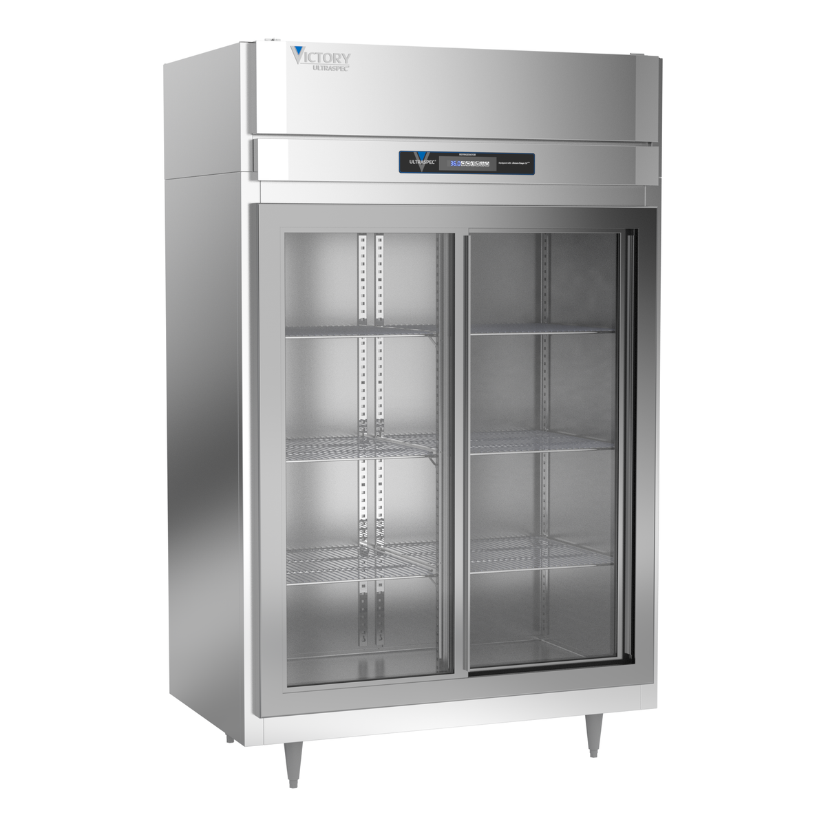 Victory DRS-2D-S1-LD-HC 52 1/8" Solid Door Reach-In Refrigerator