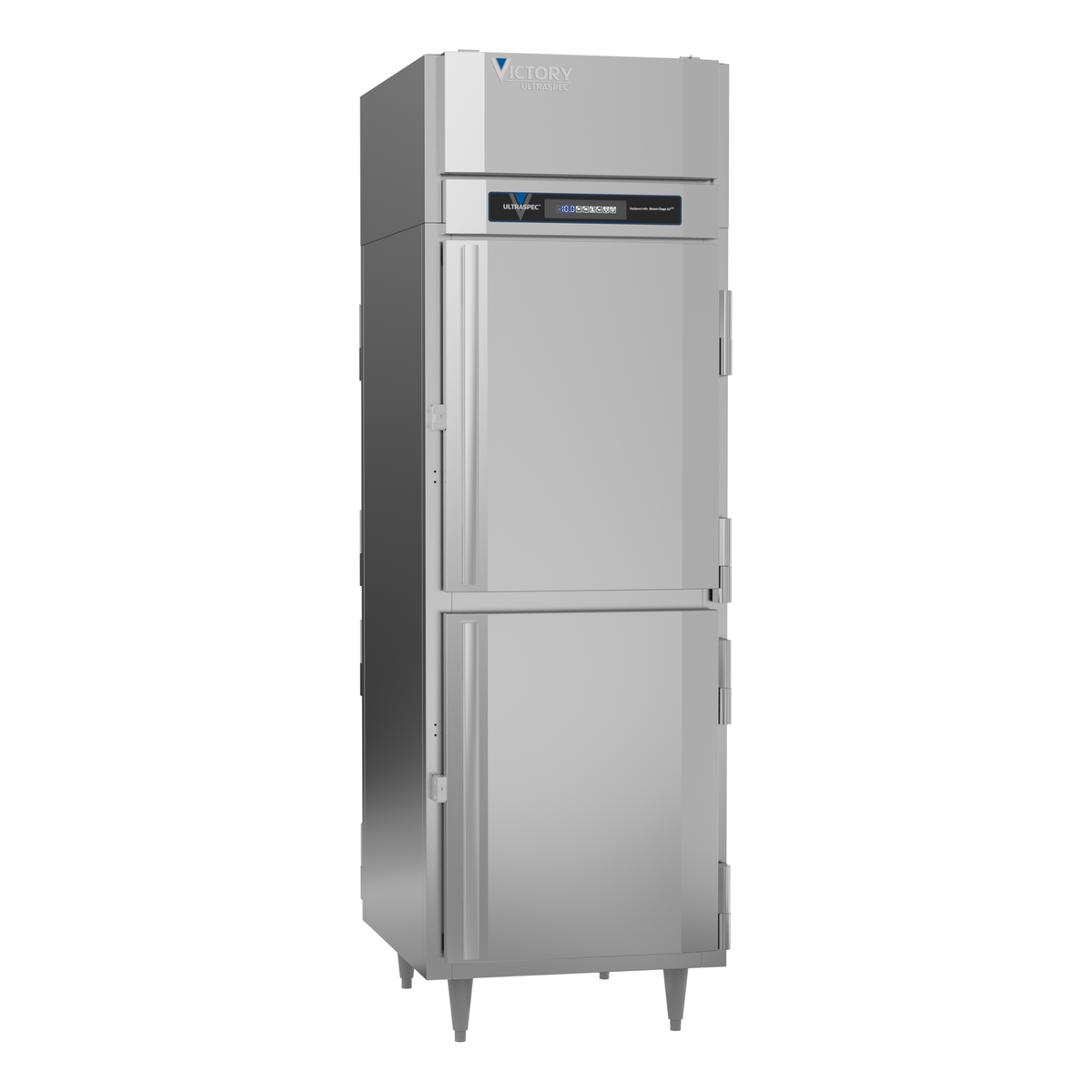 Victory FS-1D-S1-PT-HD-HC 26 1/2" Solid Door Pass-Thru Freezer