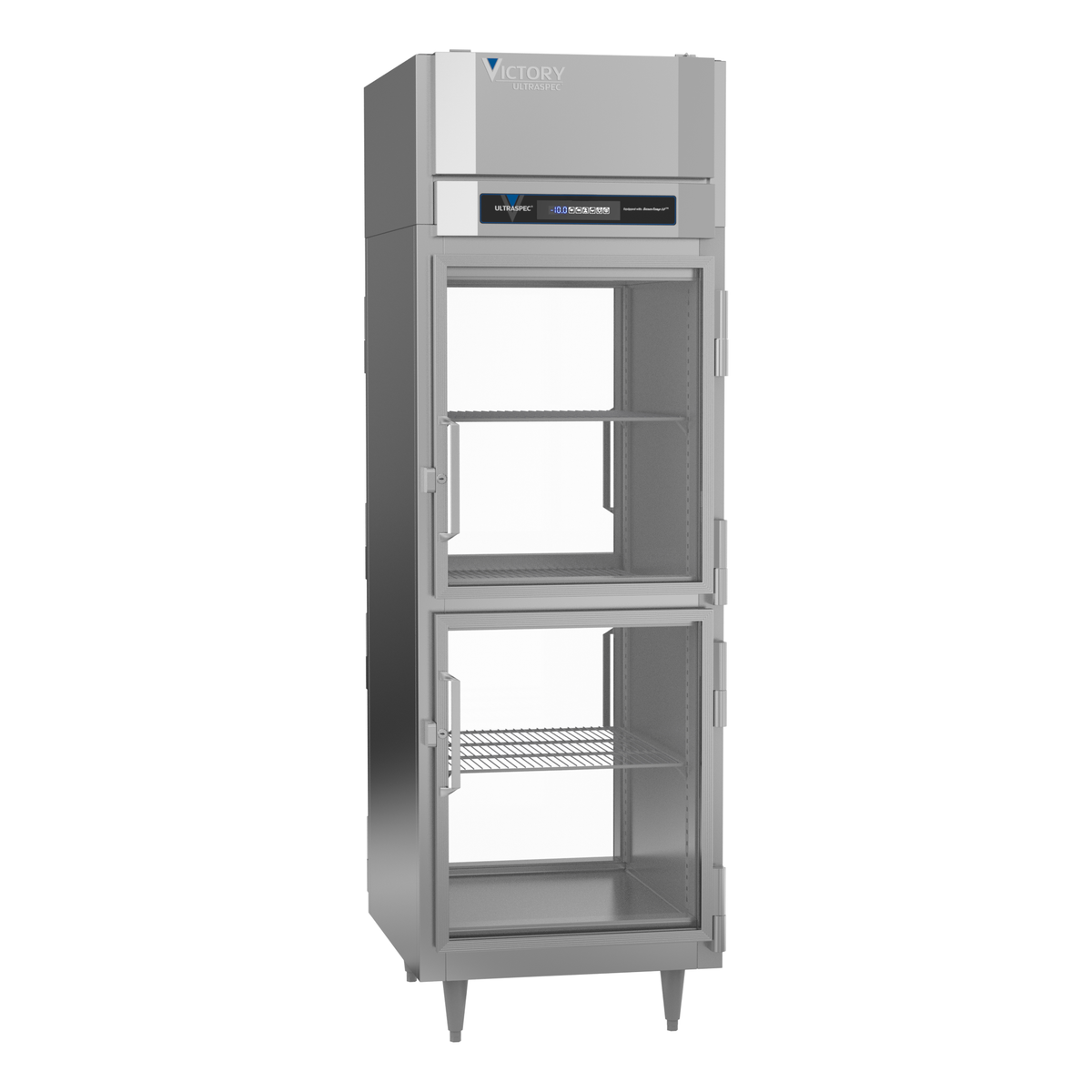 Victory FS-1D-S1-PT-HG-HC 26 1/2" Solid Door Pass-Thru Freezer