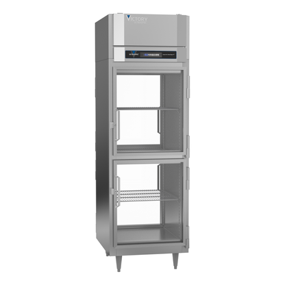Victory FS-1D-S1-PT-HG-HC 26 1/2" Solid Door Pass-Thru Freezer