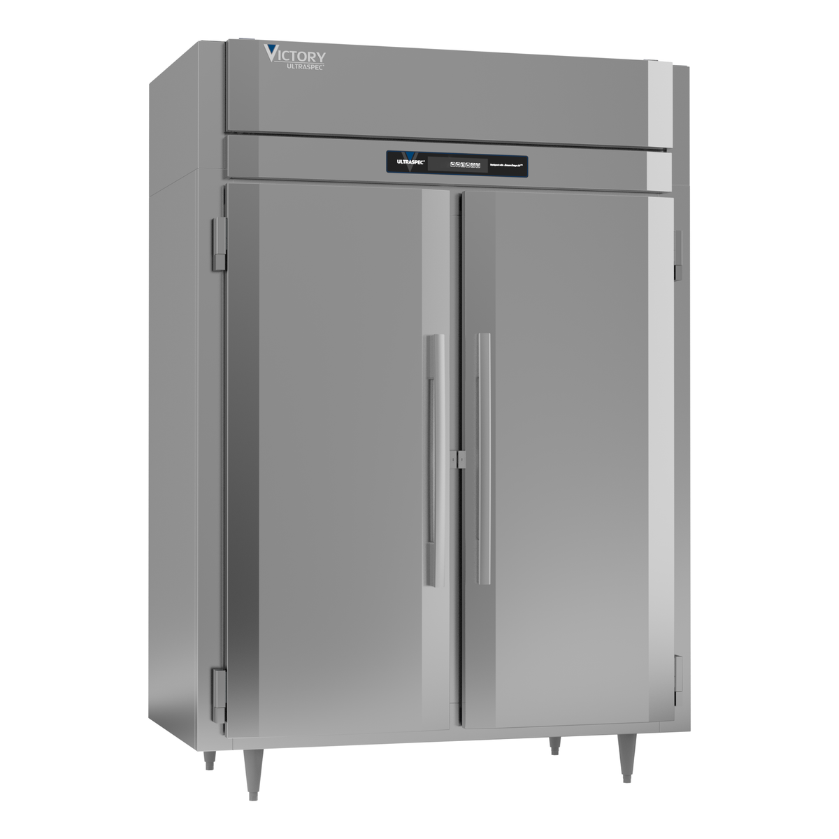 Victory FS-2D-S1-EW-HC 58 3/8" Solid Door Reach-In Freezer