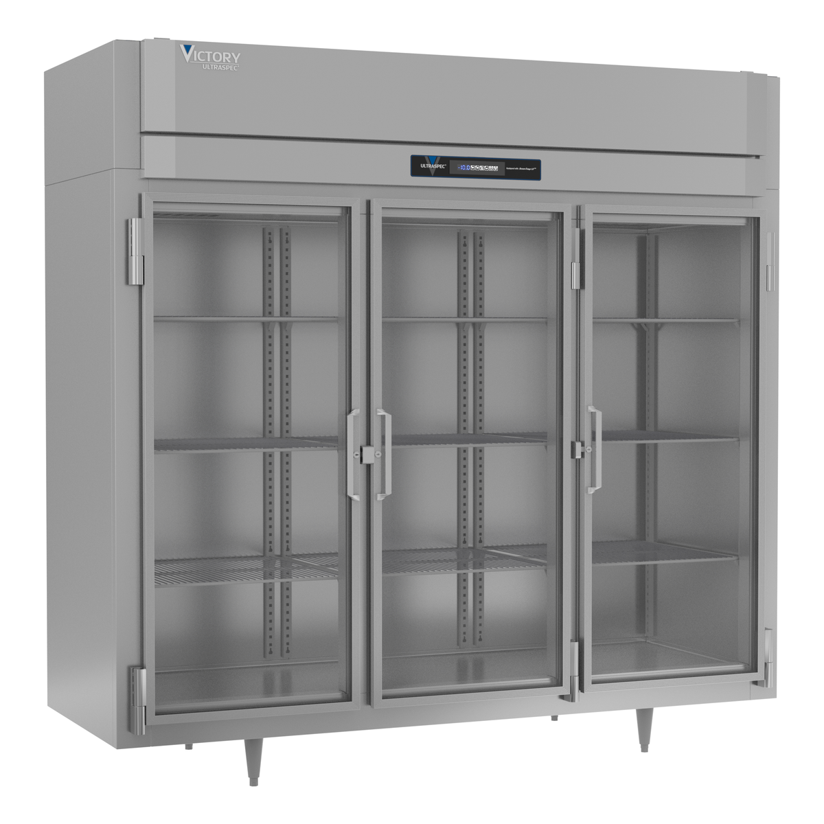 Victory FS-3D-S1-EW-G-HC 85 1/2" Solid Door Reach-In Freezer