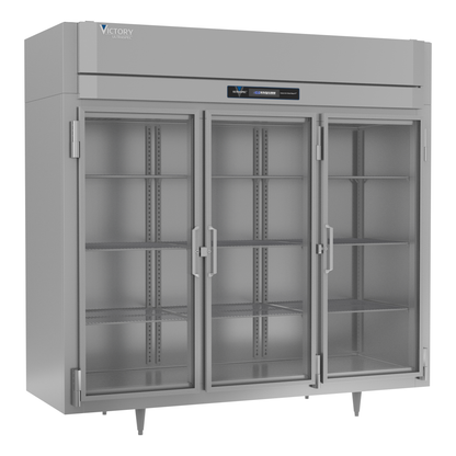 Victory FS-3D-S1-EW-G-HC 85 1/2" Solid Door Reach-In Freezer