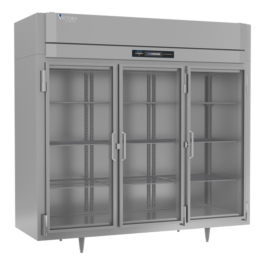 Victory FS-3D-S1-EW-G-HC 85 1/2" Solid Door Reach-In Freezer