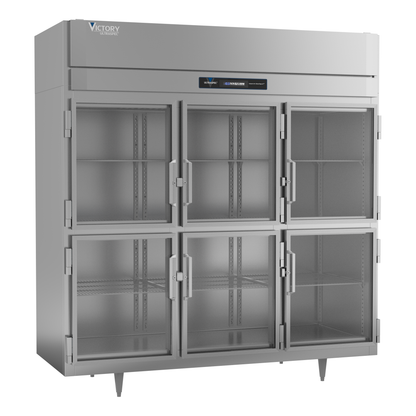 Victory FS-3D-S1-HG-HC 77 3/4" Solid Door Reach-In Freezer
