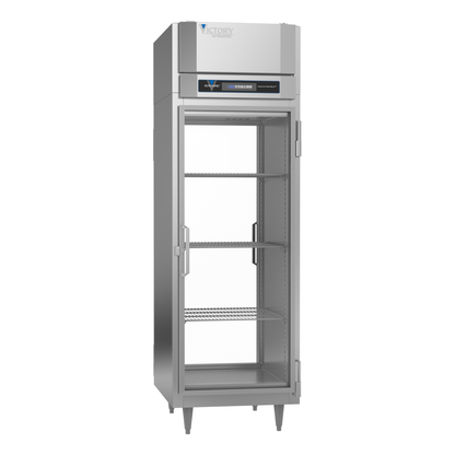 Victory FSA-1D-S1-PT-G-HC 26 1/2" Solid Door Pass-Thru Freezer