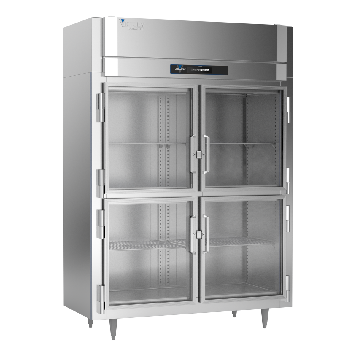 Victory FSA-2N-S1-HG-HC 58 3/8" Solid Door Reach-In Freezer