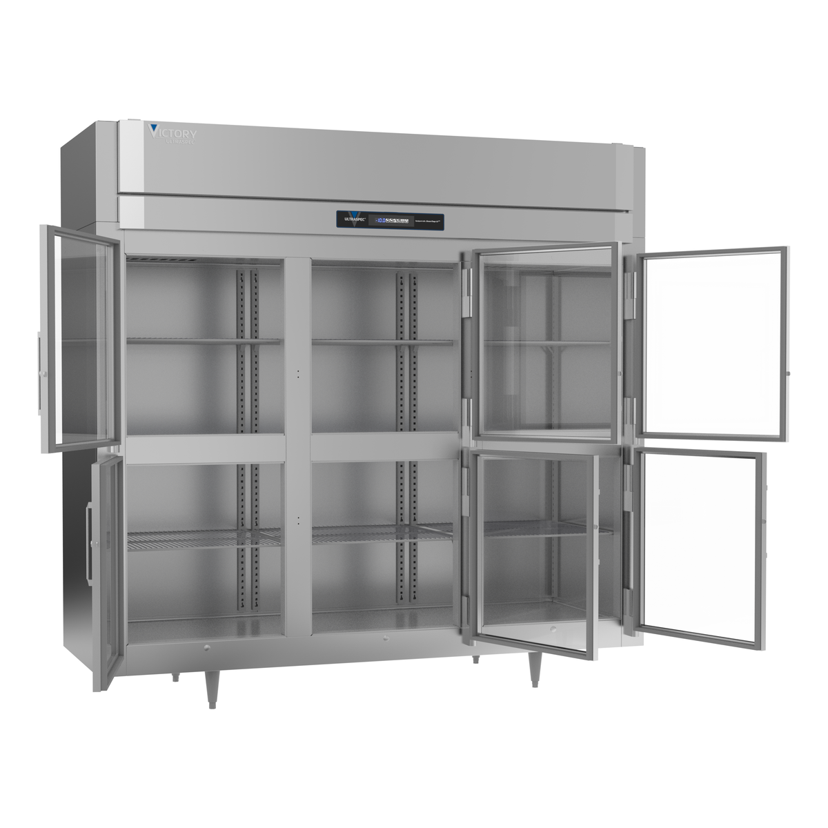 Victory FSA-3D-S1-EW-HG-HC 85 1/2" Solid Door Reach-In Freezer