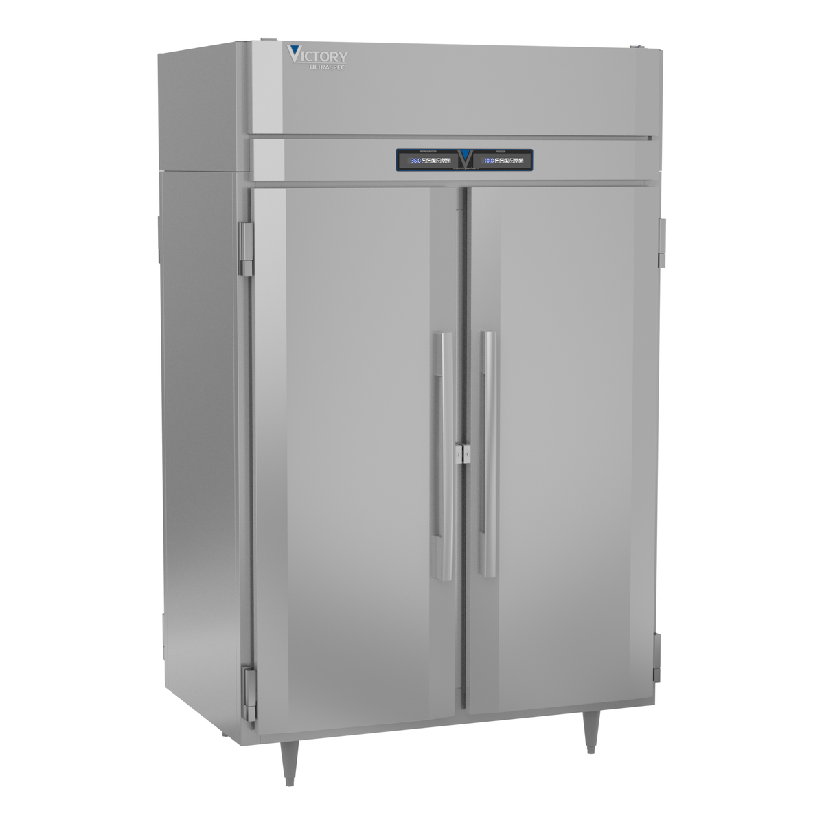 Victory RFS-2D-S1-PT-HC 52 1/8" Solid Door Reach-In Refrigerator Freezer