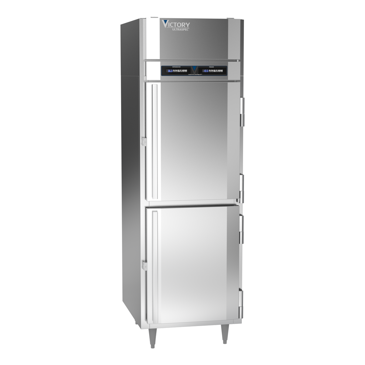 Victory RFSA-1D-S1-HD-HC 26 1/2" Solid Door Reach-In Refrigerator Freezer