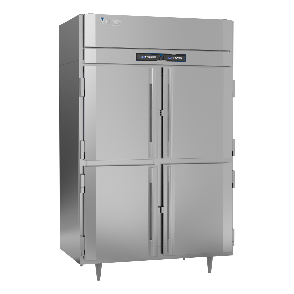 Victory RFSA-2D-S1-HD-HC 52 1/8" Solid Door Reach-In Refrigerator Freezer