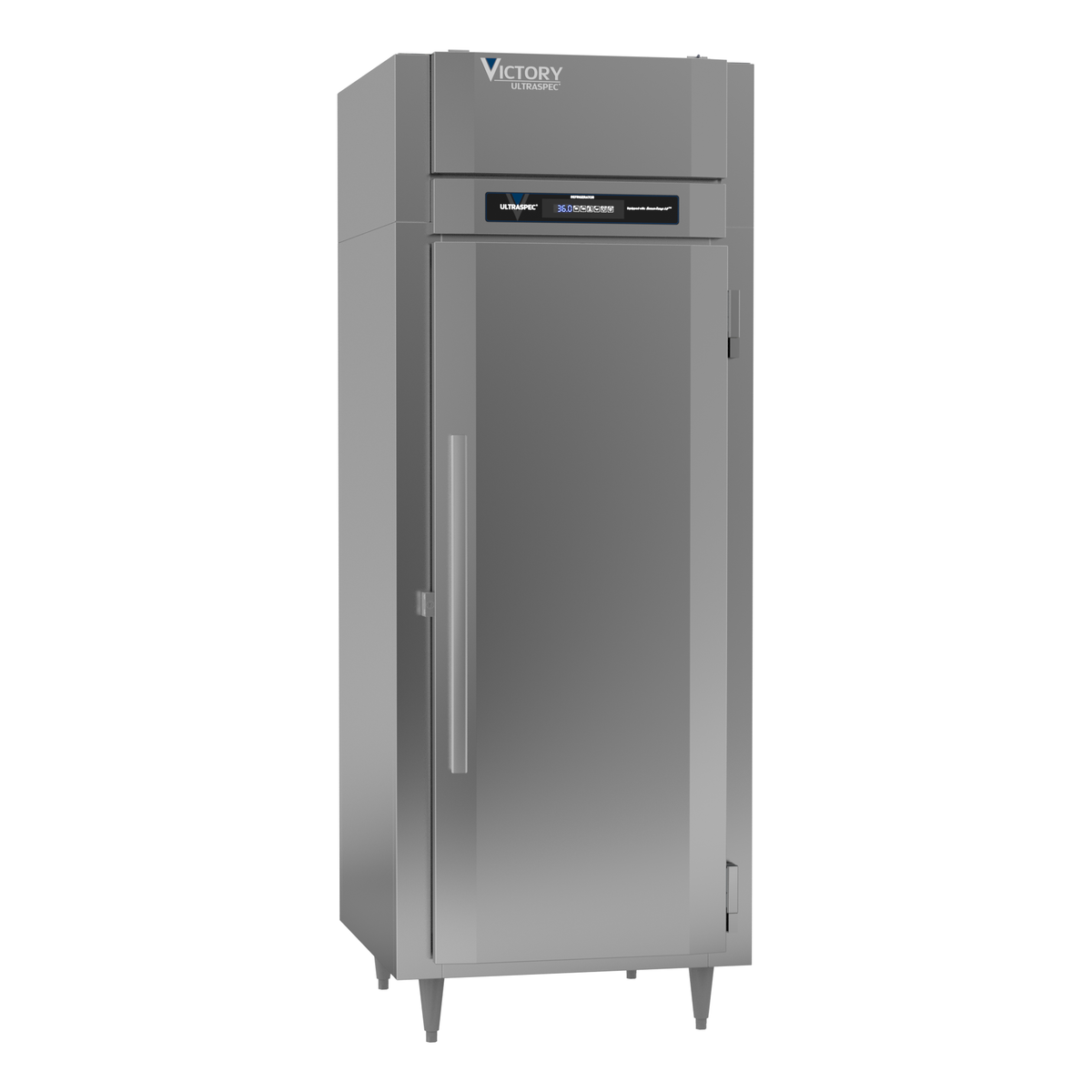 Victory RS-1D-S1-EW-PT-HC 31 1/4" Solid & Glass Door Pass-Thru Refrigerator