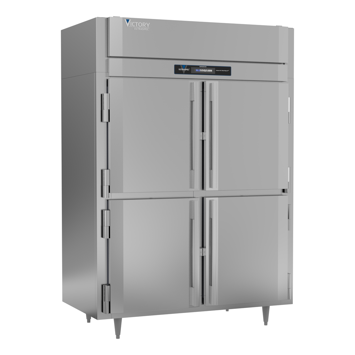 Victory RS-2D-S1-EW-HD-HC 58 3/8" Solid Door Reach-In Refrigerator