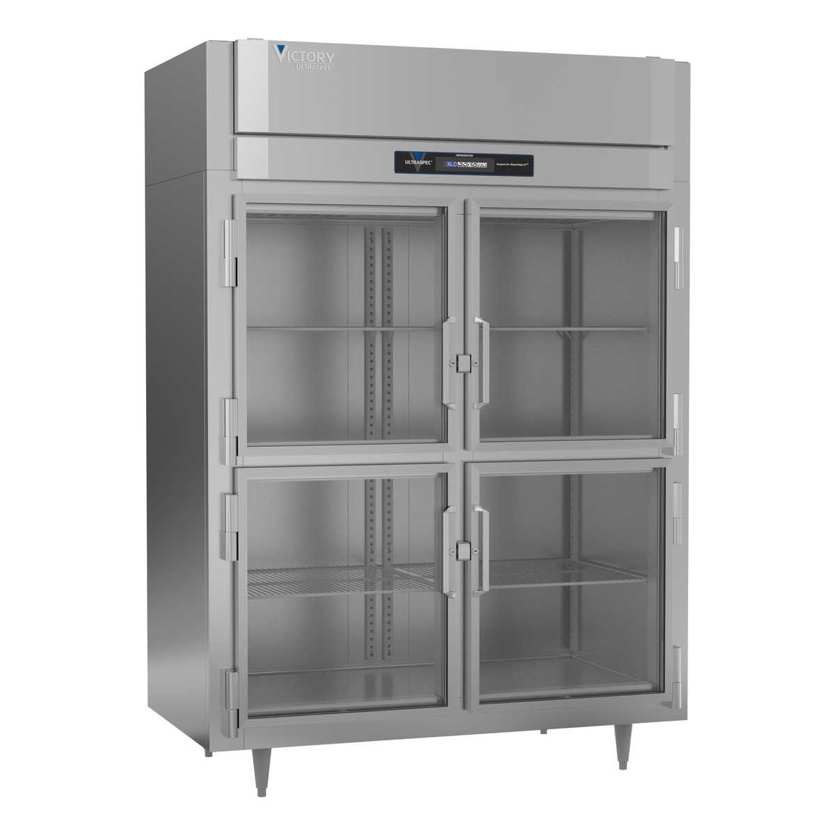 Victory RS-2D-S1-EW-HG-HC 58 3/8" Solid Door Reach-In Refrigerator