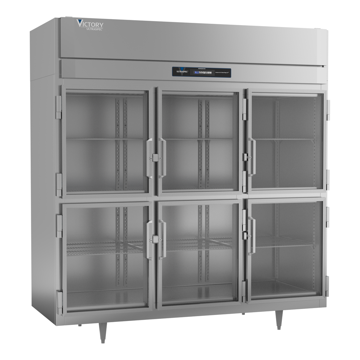Victory RSA-3D-S1-HG-HC 77 3/4" Solid Door Reach-In Refrigerator